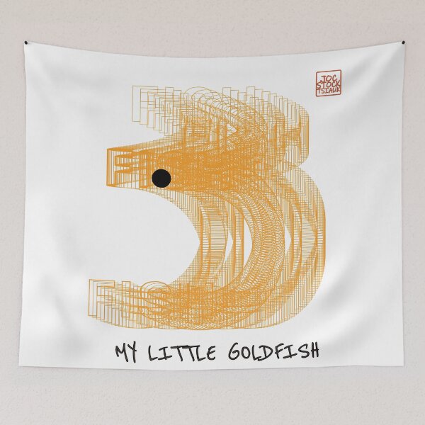 Item preview, Cute My Goldfish Illustration designed and sold by JOCSTOCK.