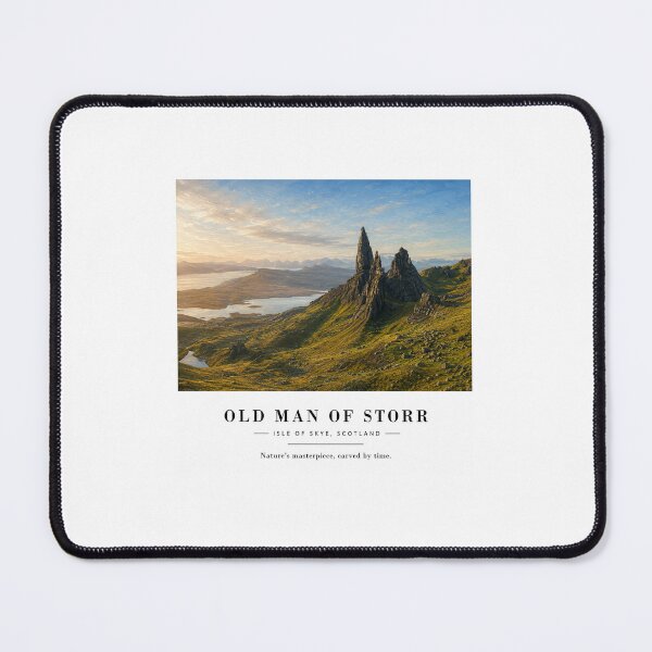 Item preview, Old Man of Storr Scotland Travel Art Print | Isle of Skye Landscape Poster designed and sold by Wandered North.