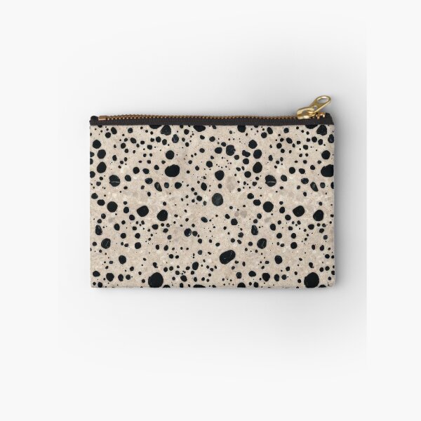 Item preview, Dalmatian Jasper Quartz Gemstone Texture with Black Spots and Warm Cream Stone Pattern – Natural Mineral Inspired Design for Phone Cases, Home Decor and Modern Accessories designed and sold by SurfaceCraft Studio.