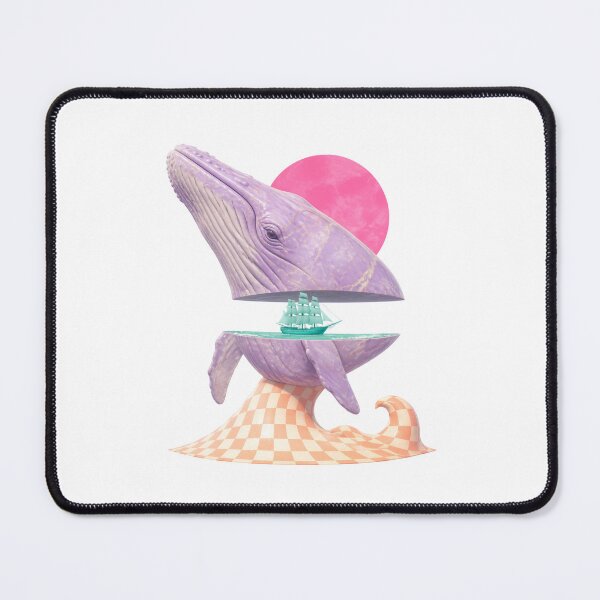 Item preview, Moby Dick: Lavender Marble Whale Dream Voyage designed and sold by Fenay Designs.