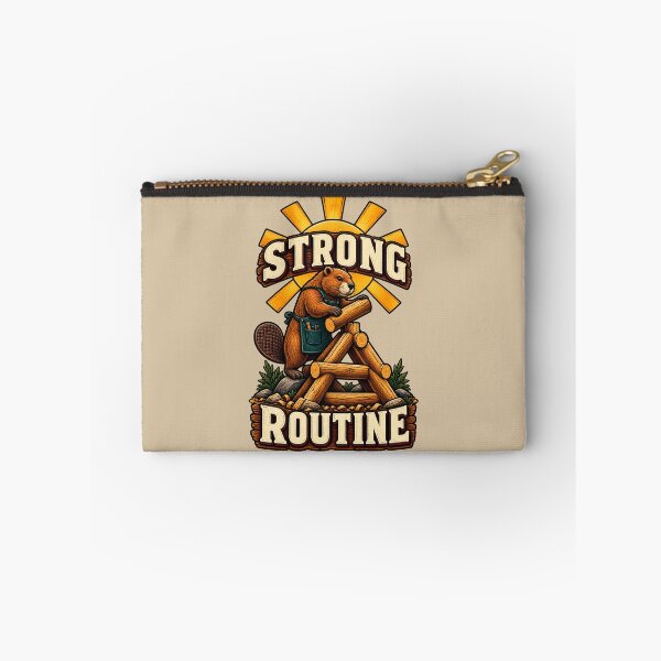 Item preview, Strong Routine – Hardworking Beaver designed and sold by VioVibe.