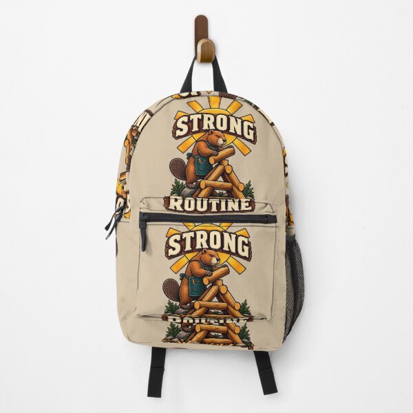 Item preview, Strong Routine – Hardworking Beaver designed and sold by VioVibe.