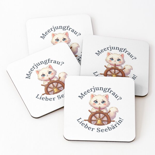 Item preview, Sweet cat Smilla – a mermaid? More like a sea lion! Maritime designed and sold by 1smillaundfiete.