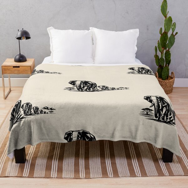 Item preview, Elephant Family Walking the Savannah designed and sold by JonelCrafts.