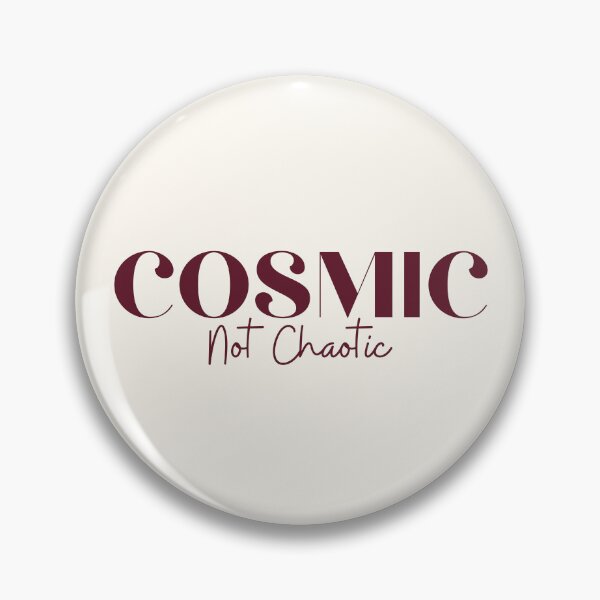 Item preview, Cosmic Not Chaotic | Burgundy Display & Handwritten Script Typography designed and sold by Sparkle First Co..
