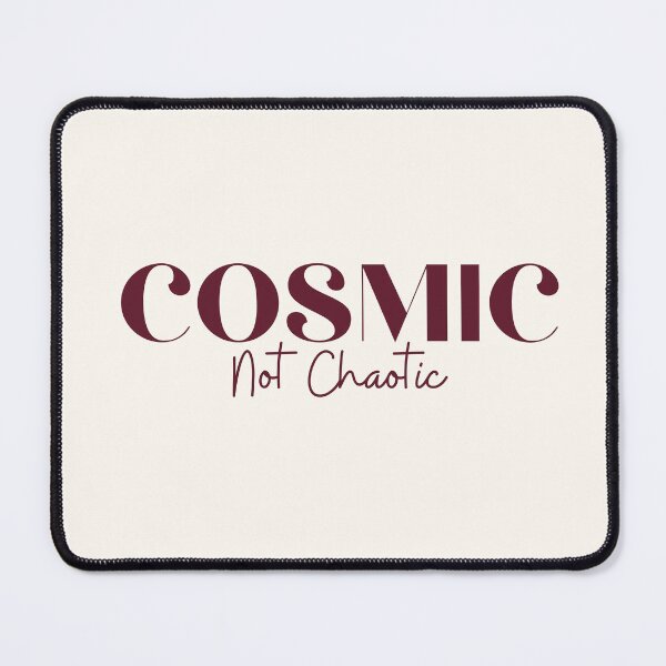 Item preview, Cosmic Not Chaotic | Burgundy Display & Handwritten Script Typography designed and sold by Sparkle First Co..