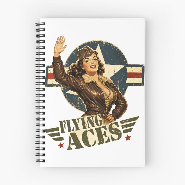 Item preview, WW2 Nose Art Pin-Up Vintage Military Pinup Retro Bomber Girl designed and sold by ZIGLWORKS.