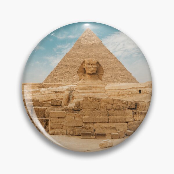 Item preview, Giza Pyramids and Sphinx Egypt Desert Landscape designed and sold by Antikato.