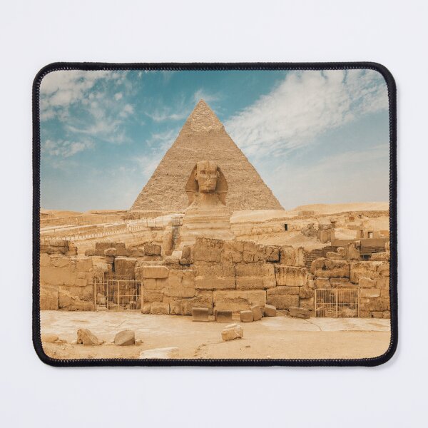 Item preview, Giza Pyramids and Sphinx Egypt Desert Landscape designed and sold by Antikato.