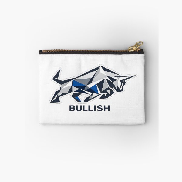 Item preview, Geometric design in metallic blue colours a bull in bullish form  designed and sold by wallartofmio.
