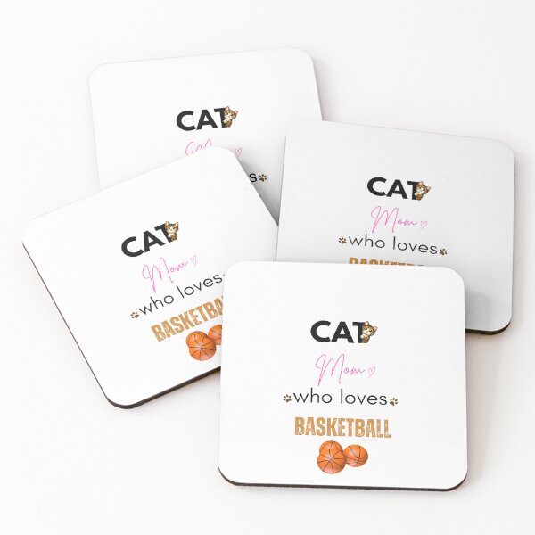 Item preview, Cat Mom Who Loves Basketball designed and sold by PawFitt.
