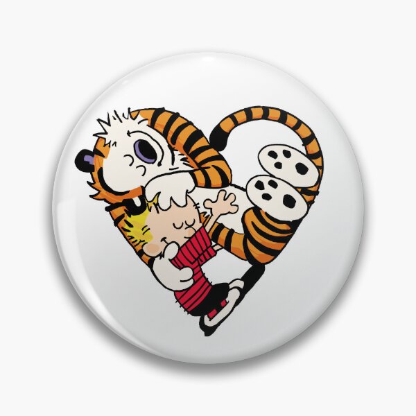 Item preview, Сalvin and Hobbes Heart Logo designed and sold by Nikita Abakumov.