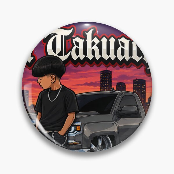 Item preview, El Takuache – Lowered Silverado Truck Mexican Street Style designed and sold by JRdesigns25.