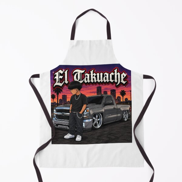 Item preview, El Takuache – Lowered Silverado Truck Mexican Street Style designed and sold by JRdesigns25.
