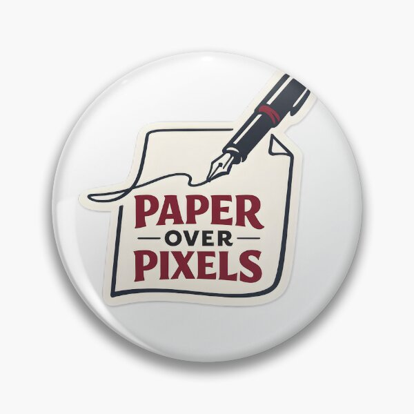 Item preview, Paper Over Pixels Minimal Journaling Design designed and sold by Naviora.
