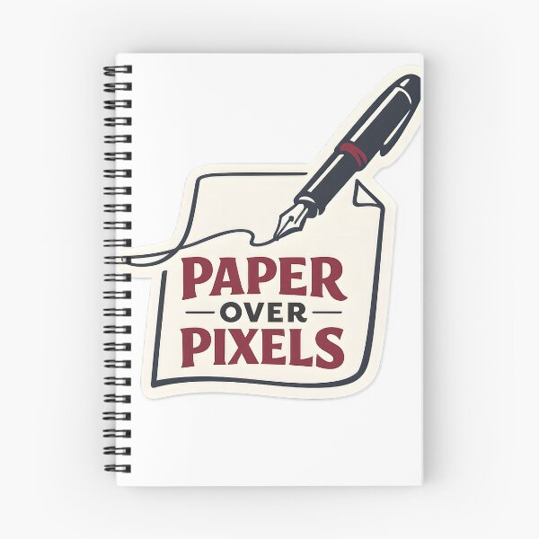 Item preview, Paper Over Pixels Minimal Journaling Design designed and sold by Naviora.