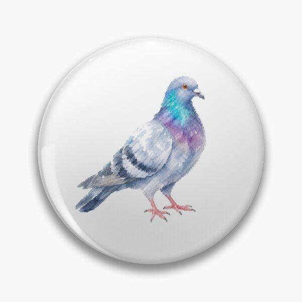 Item preview, Watercolour Pigeon  designed and sold by BeauBoutiqueUK.