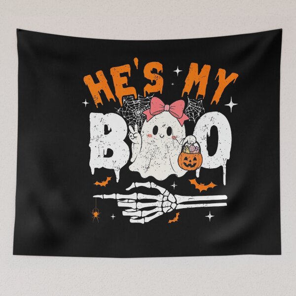 Item preview, Hes My Boo Matching Couple Halloween Spooky Costume designed and sold by Teansnack.