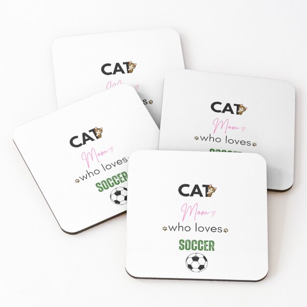 Item preview, Cat Mom Who Loves Soccer designed and sold by PawFitt.