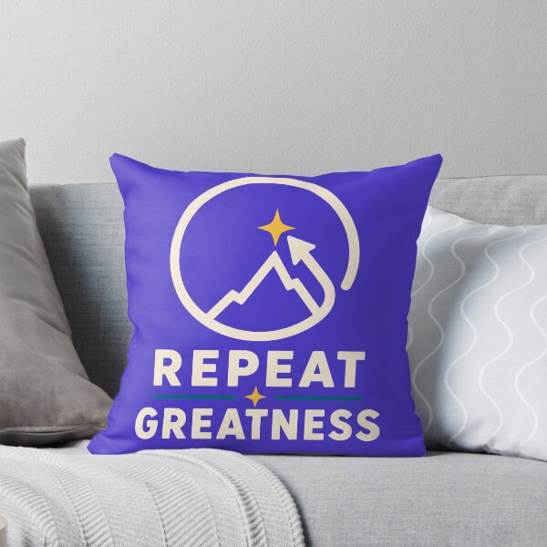 Item preview, Repeat Greatness – Minimalist Mountain Growth Design designed and sold by VioVibe.