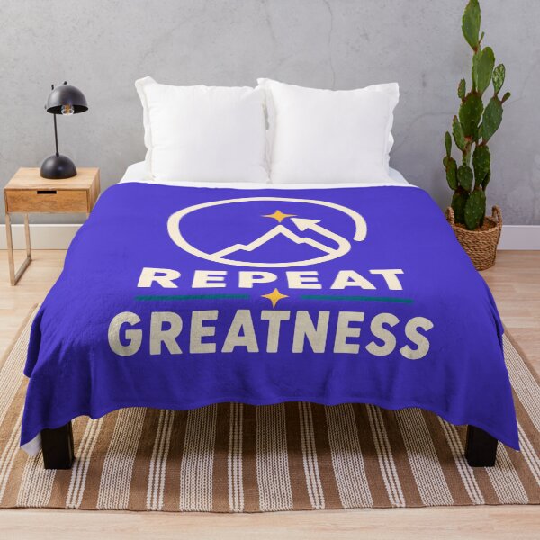 Item preview, Repeat Greatness – Minimalist Mountain Growth Design designed and sold by VioVibe.