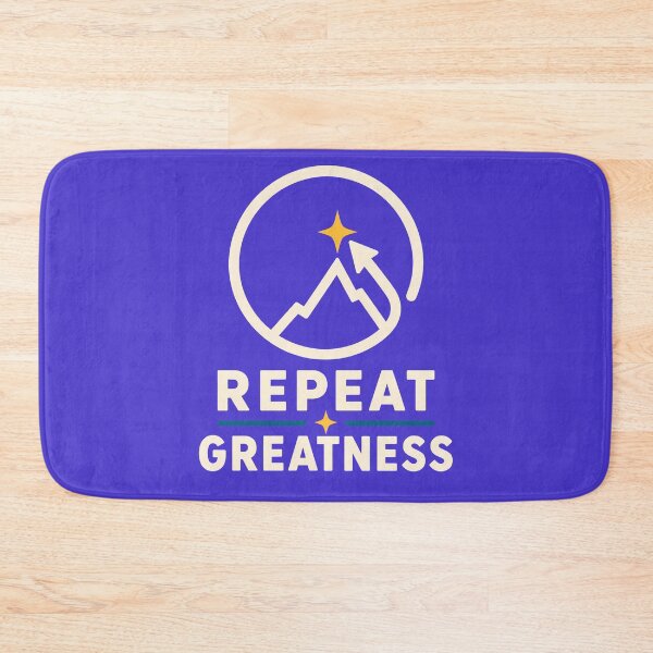 Item preview, Repeat Greatness – Minimalist Mountain Growth Design designed and sold by VioVibe.