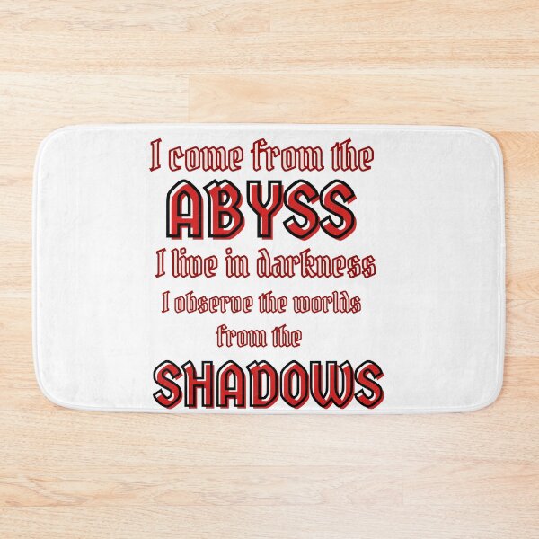 Item preview, I Come From The Abyss Dark Gothic Philosophy Statement designed and sold by Creative-Sanc.