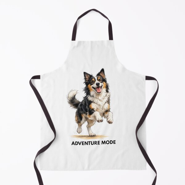 Item preview, Adventure Mode Border Collie Dog | Watercolor Dog Illustration designed and sold by PAPIRO SIGLO XXI.