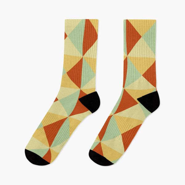 Item preview, Retro Geometric Triangle Diamond Pattern designed and sold by Zaya_art.