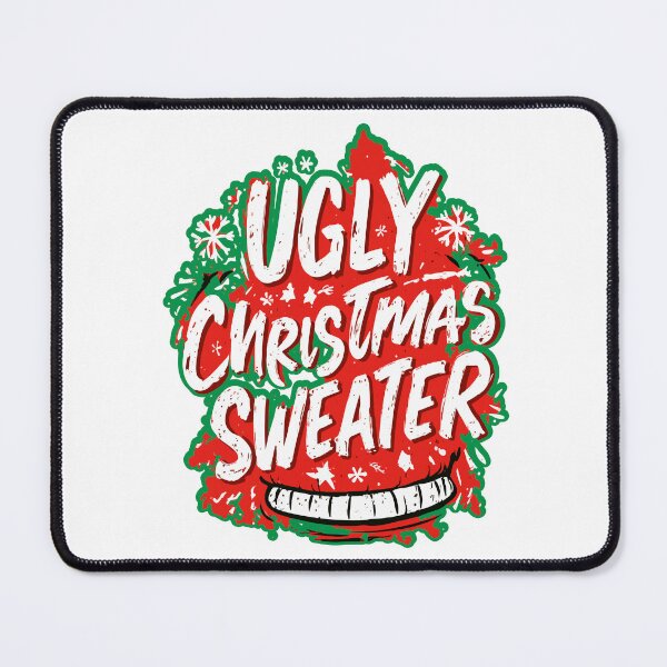 Item preview, Ugly Christmas Sweater Splat Design designed and sold by RichardRags.