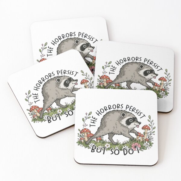 Item preview, Jimothy The Raccoon, The Horrors Persist But So Do I designed and sold by stzl26.