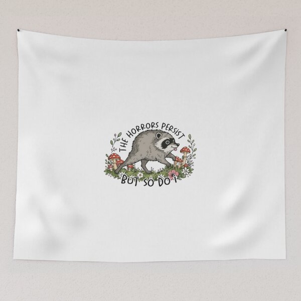 Item preview, Jimothy The Raccoon, The Horrors Persist But So Do I designed and sold by stzl26.