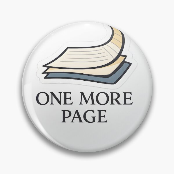 Item preview, One More Page Minimal Journal Lover Design designed and sold by Naviora.