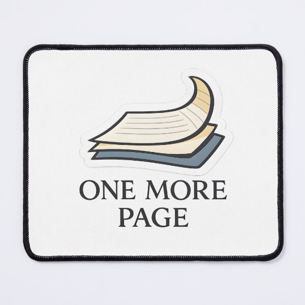 Item preview, One More Page Minimal Journal Lover Design designed and sold by Naviora.