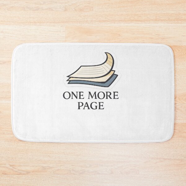 Item preview, One More Page Minimal Journal Lover Design designed and sold by Naviora.
