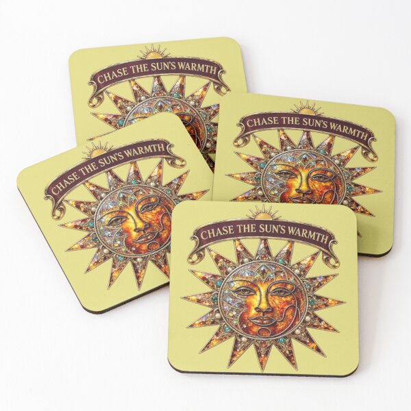 Item preview, Chase the Sun's Warmth Minimalist Sun Glow designed and sold by Northern Glow Art.
