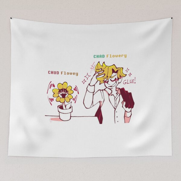 Item preview, Deltarune Flowery Aesthetic Golden Flowers Fan Art designed and sold by teemix.