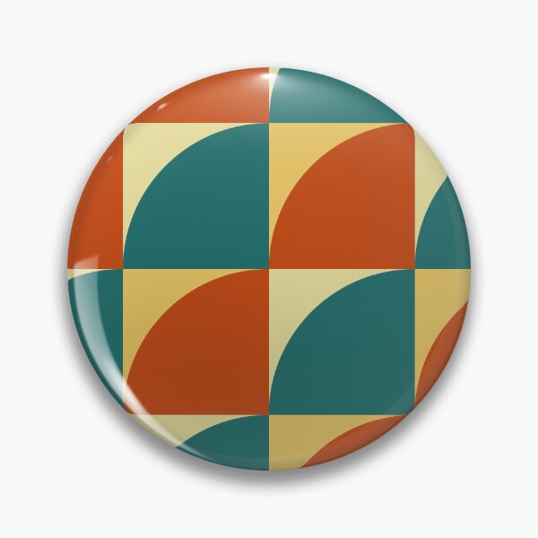 Item preview, Retro Checkered Curve Geometric Pattern designed and sold by Zaya_art.