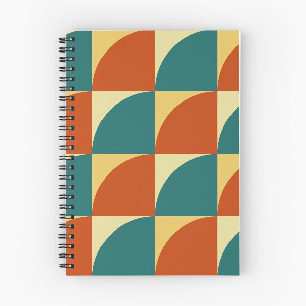 Item preview, Retro Checkered Curve Geometric Pattern designed and sold by Zaya_art.