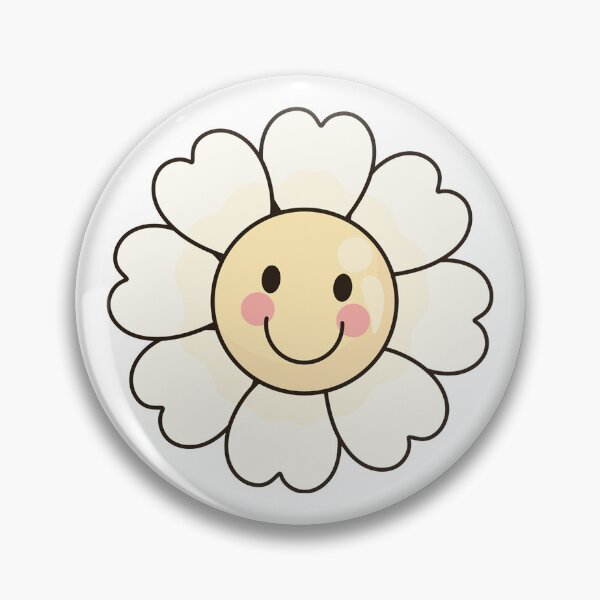 Item preview, Cute Smiley Flower Flat Vector Art designed and sold by Porpor Artwork.