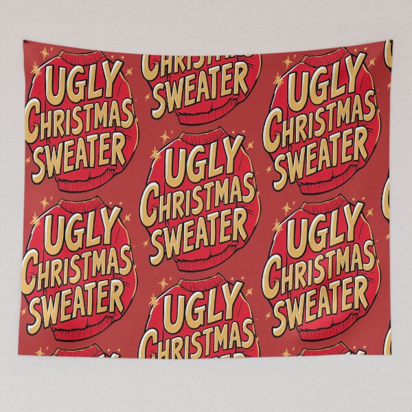 Item preview, Gold Stars Ugly Christmas Sweater Design designed and sold by RichardRags.