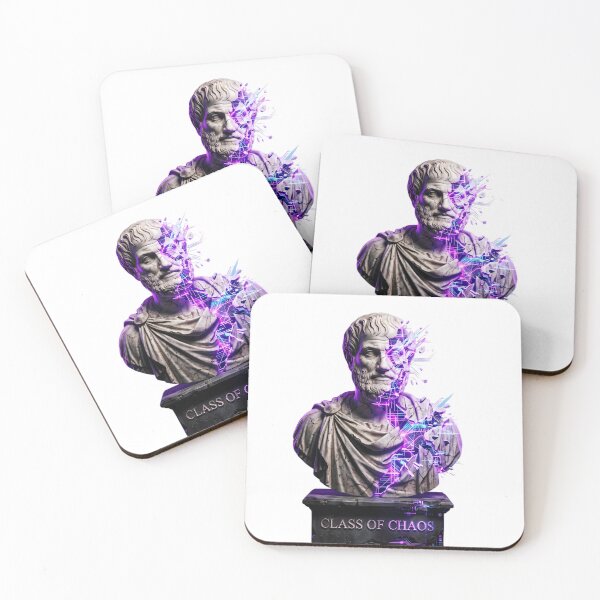 Item preview, Class of Chaos Cyberpunk Glitch Greek Bust designed and sold by DripCultureLab.