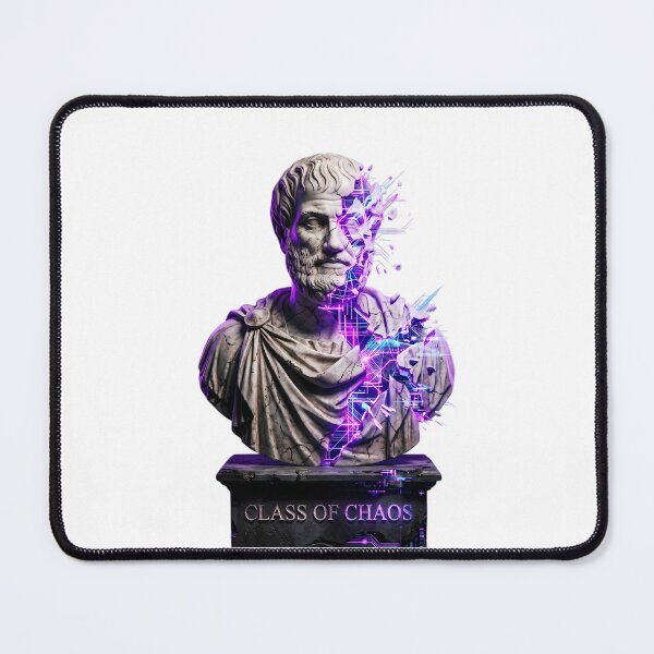 Item preview, Class of Chaos Cyberpunk Glitch Greek Bust designed and sold by DripCultureLab.