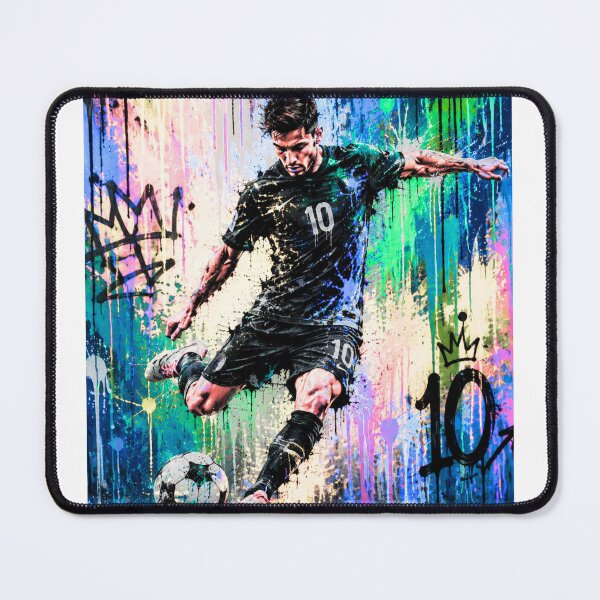 Item preview, Soccer Player Street Football Graffiti Art designed and sold by PetruArtDesigns.