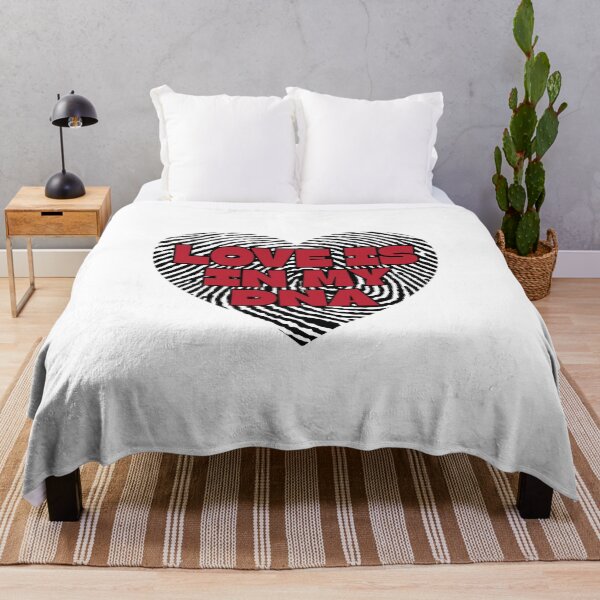 Item preview, Love Is In My DNA Fingerprint Heart Design Romantic DNA Love Quote designed and sold by HYPNK.