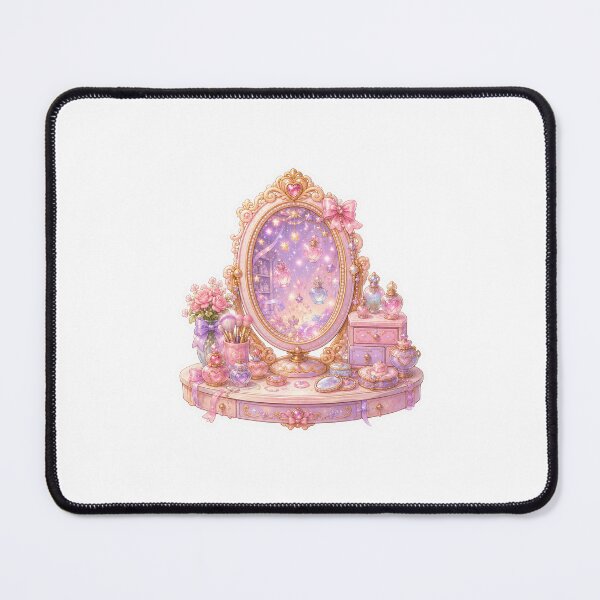 Item preview, Magical Pastel Vanity Mirror Sticker designed and sold by blossomfun.