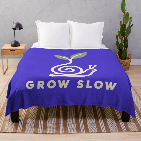 Item preview, Grow Slow – Minimalist Snail and Sprout designed and sold by VioVibe.