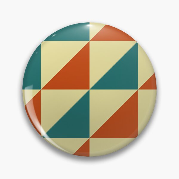 Item preview, Retro Geometric Triangle Checkered Pattern designed and sold by Zaya_art.