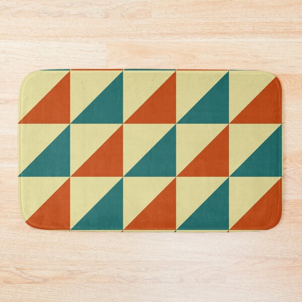 Item preview, Retro Geometric Triangle Checkered Pattern designed and sold by Zaya_art.