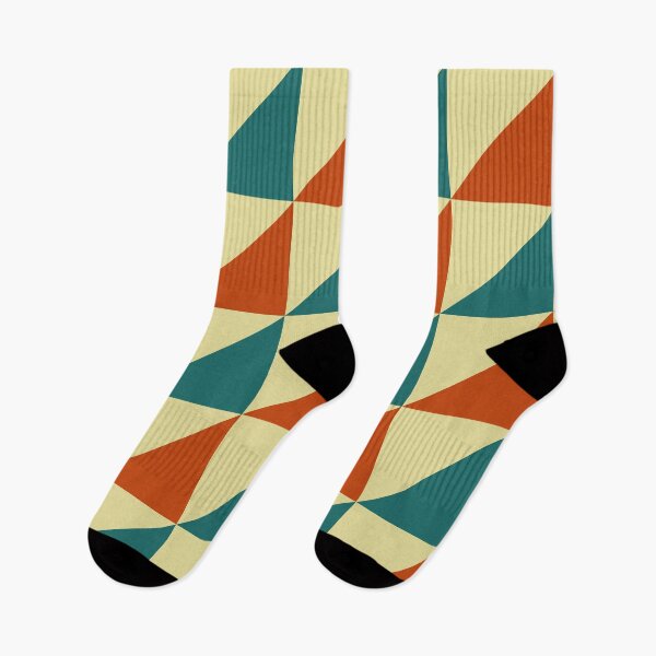 Item preview, Retro Geometric Triangle Checkered Pattern designed and sold by Zaya_art.